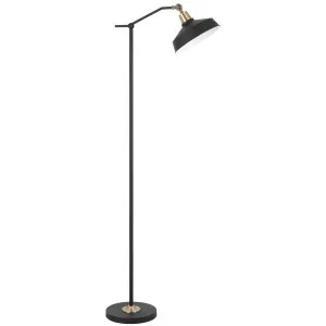 Telbix Kylan Floor Lamp Black by Telbix, a Floor Lamps for sale on Style Sourcebook