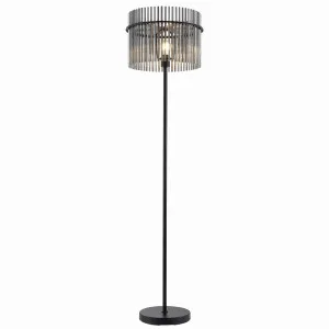 Telbix Quilo Floor Lamp Black by Telbix, a Floor Lamps for sale on Style Sourcebook