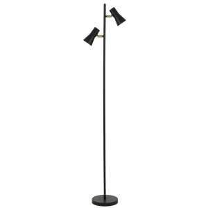 Telbix Verik Floor Lamp Black by Telbix, a Floor Lamps for sale on Style Sourcebook