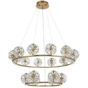 Telbix Catania 18 Light Pendant Light Antique Gold by Telbix, a Chandeliers for sale on Style Sourcebook