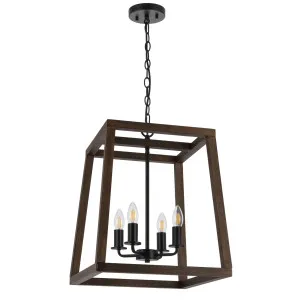 Telbix Black Dalton Pendant Light 4 Light by Telbix, a Pendant Lighting for sale on Style Sourcebook