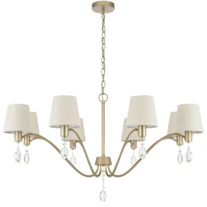 Telbix Malvern 8 Light Pendant Light Antique Silver by Telbix, a Chandeliers for sale on Style Sourcebook