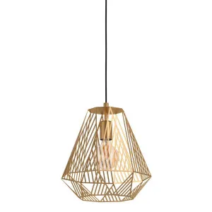 Eglo Stype Pendant Light Gold by Eglo, a Pendant Lighting for sale on Style Sourcebook