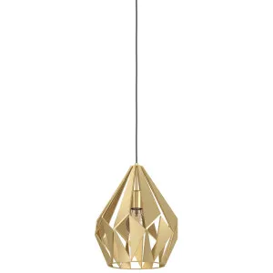 Eglo Carlton 60W Pendant Light Medium by Eglo, a Pendant Lighting for sale on Style Sourcebook