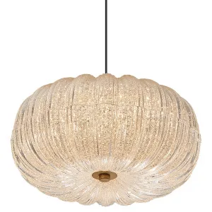 Calibo Allure Crystalline 300mm Pendant Light Gold by Calibo, a Chandeliers for sale on Style Sourcebook