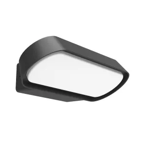 Dark Grey CLA Glans LED Exterior Wall Light IP65 7W by Compact Lamps Australia, a LED Lighting for sale on Style Sourcebook