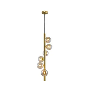 Gold Vencha Midday Pendant Light (G9) 6 Light Drop by Vencha, a Pendant Lighting for sale on Style Sourcebook