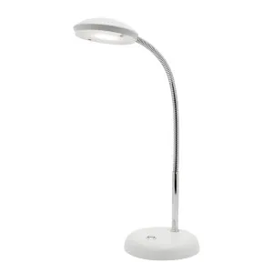 Mercator Dylan 4.5W LED Touch Adjustable Table Lamp Matt White by Mercator, a LED Lighting for sale on Style Sourcebook