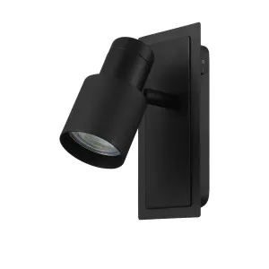 Eglo Davida 2 Black Adjustable LED GU10 Spotlight 1 Light   Switch by Eglo, a LED Lighting for sale on Style Sourcebook