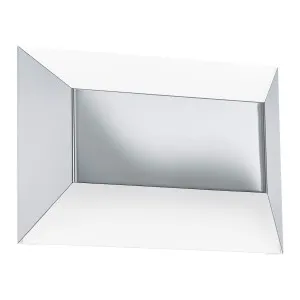 Eglo Esparta IP44 Exterior LED Wall Light Chrome And White by Eglo, a Outdoor Lighting for sale on Style Sourcebook