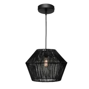 Black Thread Shade Cougar Cassie Pendant Light Small by Cougar, a Pendant Lighting for sale on Style Sourcebook