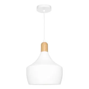 Bevo 1 Light Pendant Light White by Cougar, a Pendant Lighting for sale on Style Sourcebook