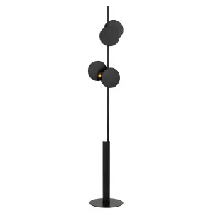 Telbix Amparo Floor Lamp (G9) Black by Telbix, a Floor Lamps for sale on Style Sourcebook