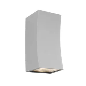 Cougar Ramada Up/Down Exterior LED Wall Pillar Light IP54 Silver by Cougar, a Outdoor Lighting for sale on Style Sourcebook