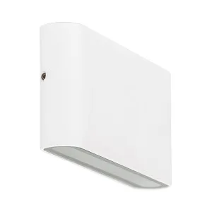 Havit Lisse CCT Tri Colour Fixed Down Exterior Wall Light IP54 White by Havit, a Outdoor Lighting for sale on Style Sourcebook