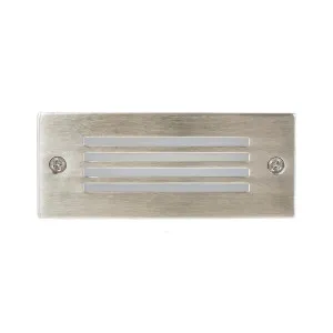 Bata CCT Tri Colour 3W LED Brick Light with Grill IP54 12V 316 Stainless Steel by Havit, a Outdoor Lighting for sale on Style Sourcebook