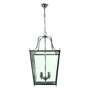 Lode Montana Lantern Chrome Pendant Light 4 Light by Lode International, a Pendant Lighting for sale on Style Sourcebook