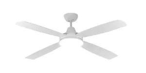 Mercator 54" Nemoi ABS Indoor/Outdoor DC Ceiling Fan With Dimmable CCT LED Light White by Mercator, a Ceiling Fans for sale on Style Sourcebook