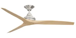 ThreeSixty Spitfire 2 60" Polymer Blade with Brushed Nickel Motor Ceiling Fan Natural Blade by ThreeSixty, a Ceiling Fans for sale on Style Sourcebook