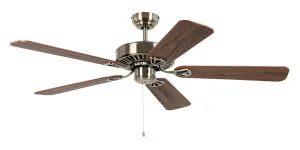 Eglo Waikiki 52" Indoor Ceiling Fan Antique Bronze & Walnut by Eglo, a Ceiling Fans for sale on Style Sourcebook