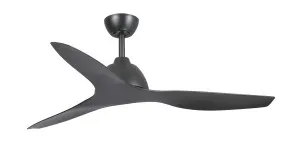 Fanco Eco Breeze 52" 3 Blade ABS Ceiling Fan Black by Fanco, a Ceiling Fans for sale on Style Sourcebook