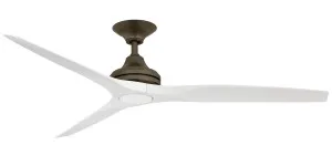 ThreeSixty Spitfire 2 60" Polymer Blade with Oil Rubbed Bronze Motor Ceiling Fan White Wash Blade by ThreeSixty, a Ceiling Fans for sale on Style Sourcebook