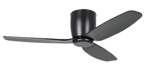 Eglo Seacliff 44" 1120mm Low Profile DC Ceiling Fan Black by Eglo, a Ceiling Fans for sale on Style Sourcebook