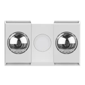 Manrose Sierra Duo 3 in 1 Bathroom Exhaust Fan, Heater & Light White by Manrose, a Exhaust Fans for sale on Style Sourcebook