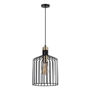 Domus Ashley Black Wire Pendant Light (E27) Medium by Domus, a Pendant Lighting for sale on Style Sourcebook