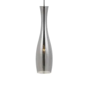 Telbix Conie 1 Light Glass Pendant Light Edison Screw (E27) Smoke by Telbix, a Pendant Lighting for sale on Style Sourcebook