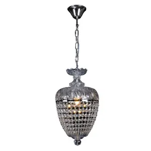 Lode Chopin Crystal Basket Pendant Light 1 Light by Lode International, a Pendant Lighting for sale on Style Sourcebook