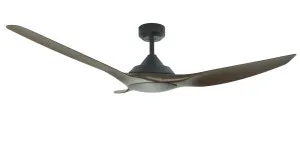 Vencha Raven 52" DC Ceiling Fan Walnut by Vencha, a Ceiling Fans for sale on Style Sourcebook