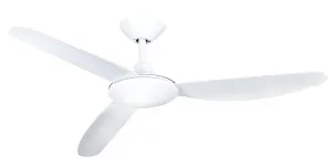 Hunter Pacific 48" 1200mm 3 Blade Polar 2 DC Ceiling Fan White by Hunter Pacific, a Ceiling Fans for sale on Style Sourcebook