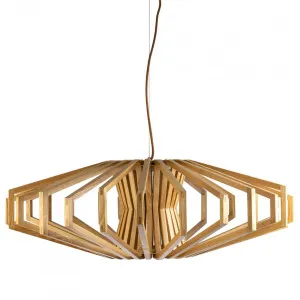 Natural Fiorentino Agry Veneer Pendant Light (E27) Large by Fiorentino, a Pendant Lighting for sale on Style Sourcebook