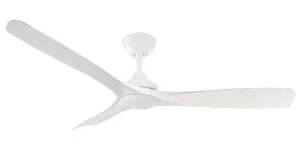 ThreeSixty 52" Spitfire DC Ceiling Fan with Matte White Motor and 18W CCT LED Light White Wash Blades by ThreeSixty, a Ceiling Fans for sale on Style Sourcebook