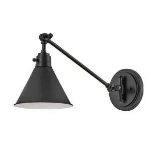 Hinkley Vintage Small Swing Adjustable Wall Sconce (E27) Black by Hinkley, a Spotlights for sale on Style Sourcebook