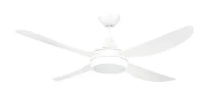 Brilliant Vector-III 52" Ezy-Fit Blade Ceiling Fan with CCT LED Light White by Brilliant, a Ceiling Fans for sale on Style Sourcebook