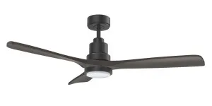 Martec Mallorca 42" (1066mm) DC Smart WiFi Ceiling Fan with 20W CCT Light and Remote Black & Walnut by Martec, a Ceiling Fans for sale on Style Sourcebook