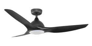 Fanco Horizon Smart High Airflow 52" DC Ceiling Fan with CCT LED Light & Remote Black by Fanco, a Ceiling Fans for sale on Style Sourcebook