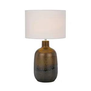 Telbix Arthur Ceramic Table Lamp (E27) Rust by Telbix, a Table & Bedside Lamps for sale on Style Sourcebook