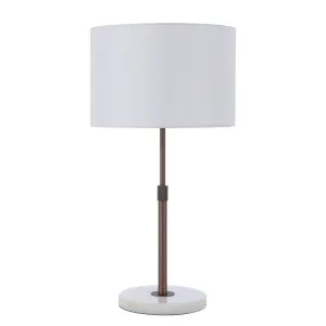 Telbix Placin Adjustable Table Lamp (E27) Bronze by Telbix, a Table & Bedside Lamps for sale on Style Sourcebook