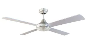 Brilliant Tempo Plus 52" Timber Blade AC Ceiling Fan Brushed Chrome by Brilliant, a Ceiling Fans for sale on Style Sourcebook