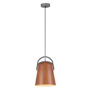 Natural CLA Legna Pendant Light (E27) Ellipse by Compact Lamps Australia, a Pendant Lighting for sale on Style Sourcebook