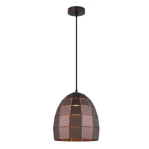 Coffee CLA Armis Pendant (E27) Ellipse by Compact Lamps Australia, a Pendant Lighting for sale on Style Sourcebook