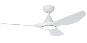 Eglo Surf 48" ABS DC Ceiling Fan with 20W CCT LED Light White by Eglo, a Ceiling Fans for sale on Style Sourcebook