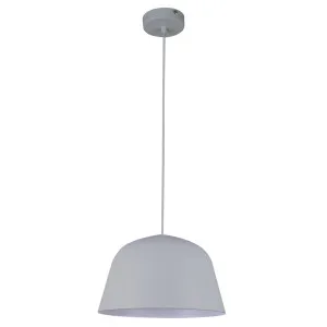 CLA Pastel Dome Pendant (E27) Grey by Compact Lamps Australia, a Pendant Lighting for sale on Style Sourcebook