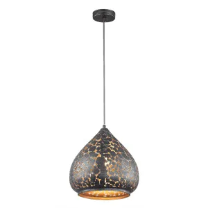 Evertop Black Speckled Pendant Light (E27) Dome by Evertop, a Pendant Lighting for sale on Style Sourcebook