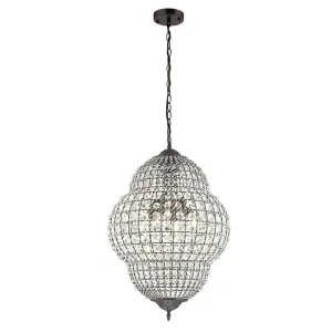 Evertop Crystal Ovoid Pendant Large by Evertop, a Chandeliers for sale on Style Sourcebook