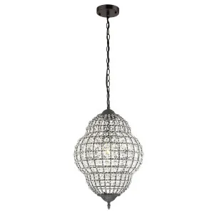 Evertop Crystal Ovoid Pendant Small by Evertop, a Chandeliers for sale on Style Sourcebook