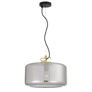 Telbix Korova Large Pendant (E27) Smoke by Telbix, a Pendant Lighting for sale on Style Sourcebook